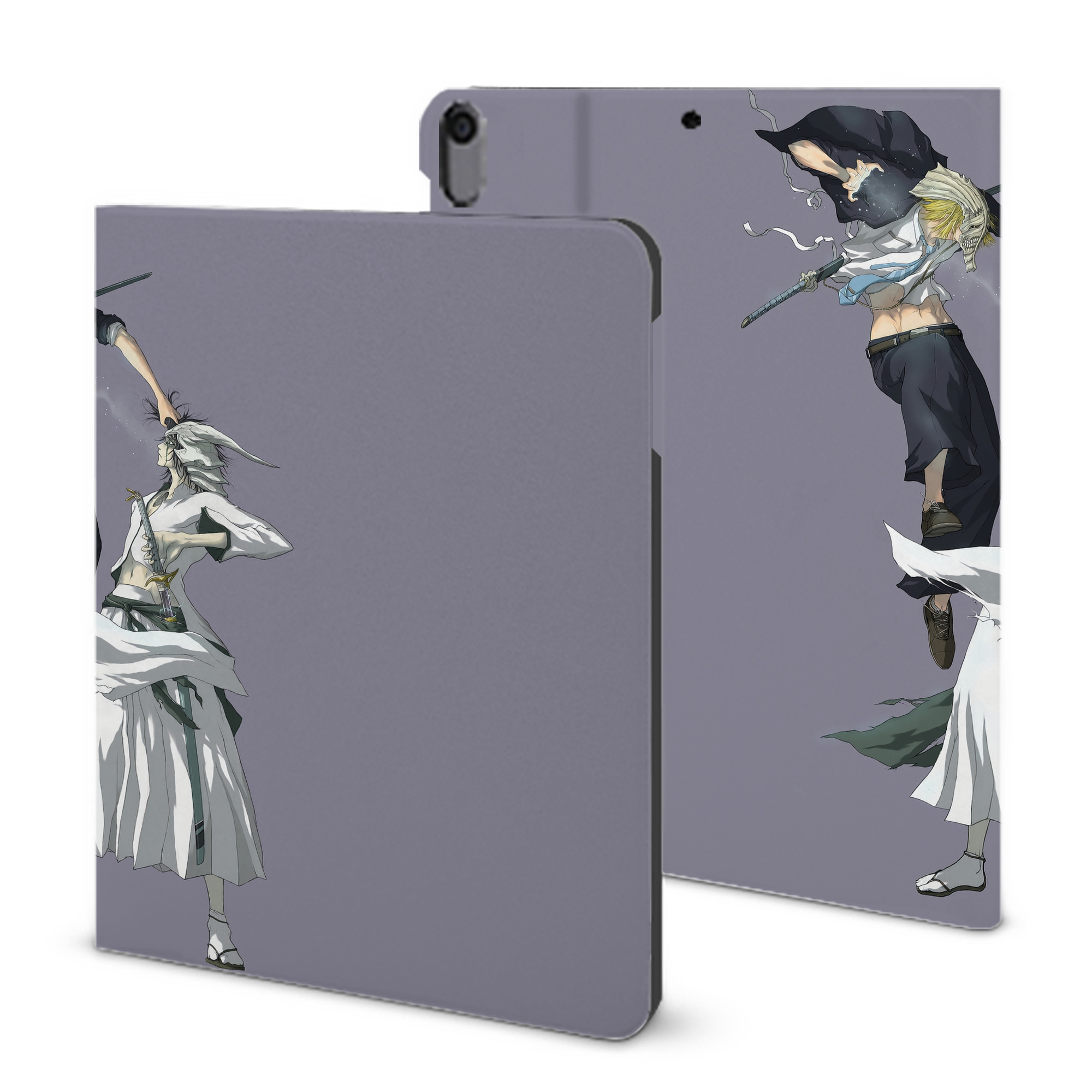 （画像用） ブリーチ BLEACH IPad ケース ブック型 PUレザー TPU 耐衝撃 軽量 薄型 ペン収納なし 全面保護 IPad 各モデル対応
